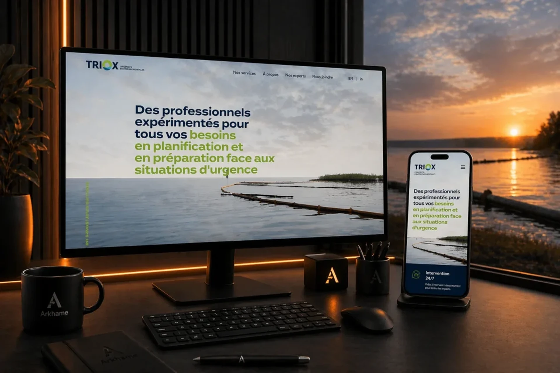 Aperçu du projet TRIOX Urgences Environnementales